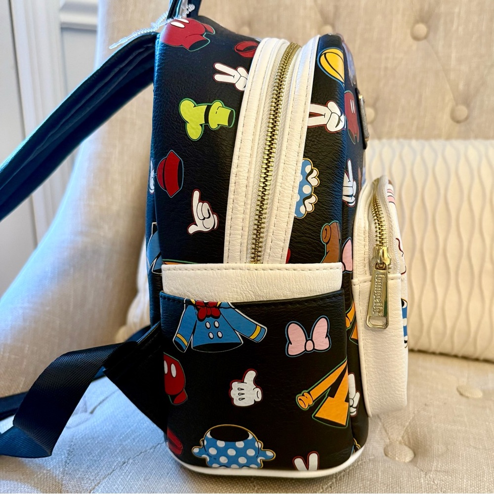 Disney Loungefly "Sensational Six" Outfits Mini Backpack - Picture 7 of 11